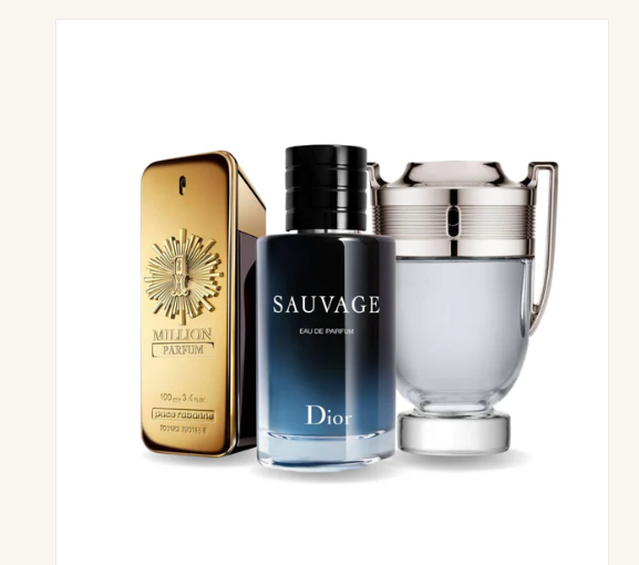 3 Parfumes One million, Invictus, Sauvage (3x1)